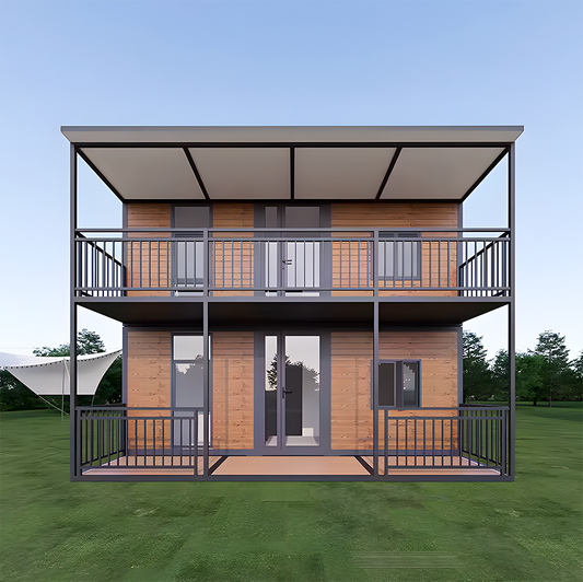 Expandable Two-Story Modular Home – Steel-Framed, Insulated, Turnkey Living