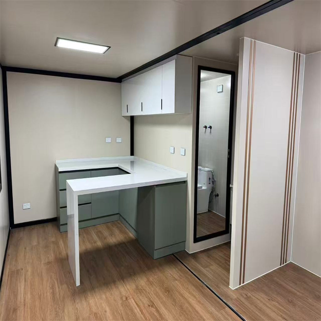 Vista Series: Designer Slate & Wood Expandable Prefab Unit