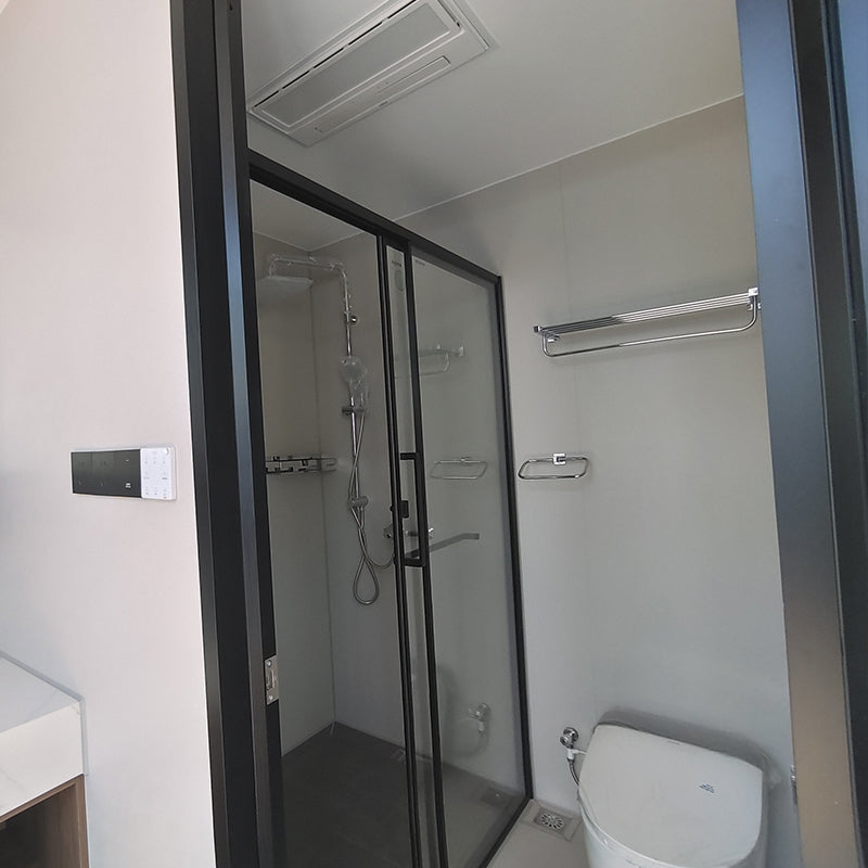 Panoramic Glass Aluminum Cabin – Modern 1 Bedroom Prefab Pod
