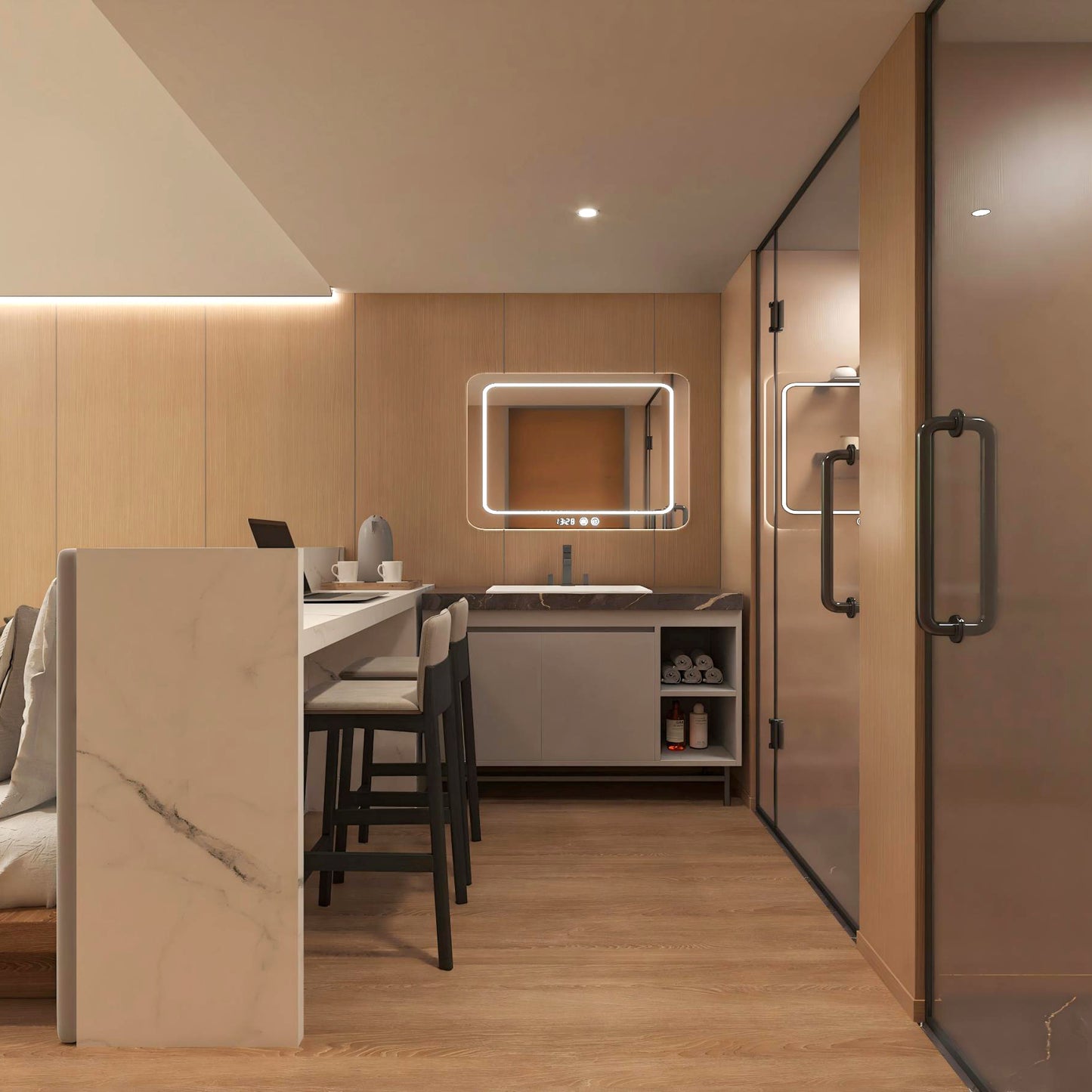 Luxury Prefab Mobile Cabin – Eco-Friendly Aluminum Tiny Home for Resort, Airbnb, or Off-Grid Living