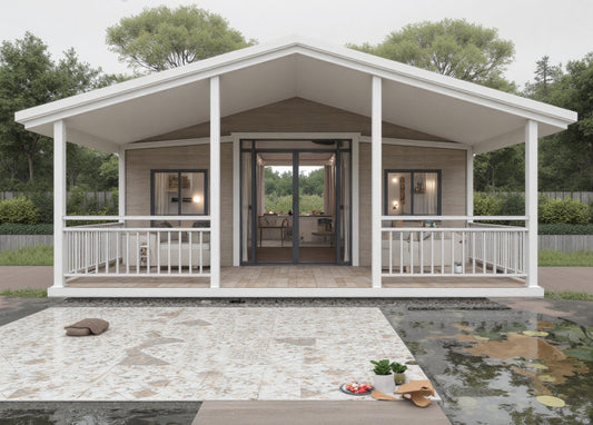 Harbor Series: Modern 2 Bedroom Expandable Prefab Home