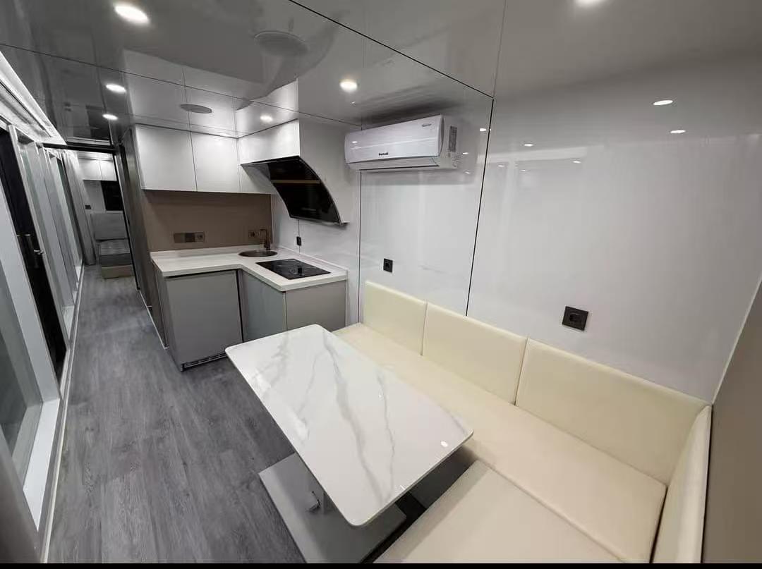 Panoramic Glass Unit: Modern Prefab Tiny Home Pod